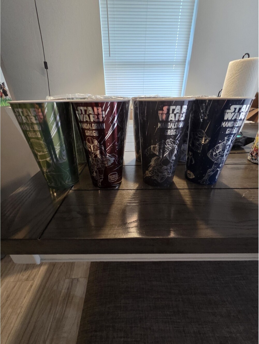 2026 Burger King Star Wars - The MANDALORIAN & GROGU Cups (Set of 4) - Unopened